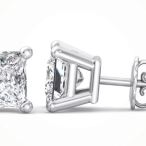 Princess-Cut Lab Diamond Earrings (2 ct. tw.)