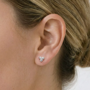 Trio Lab Diamond Stud Earrings (1/2 ct. tw.)