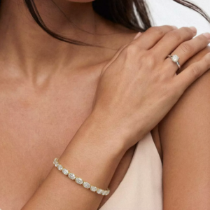 Oval Lab Diamond East-West Tennis Bracelet (10 ct. tw.)